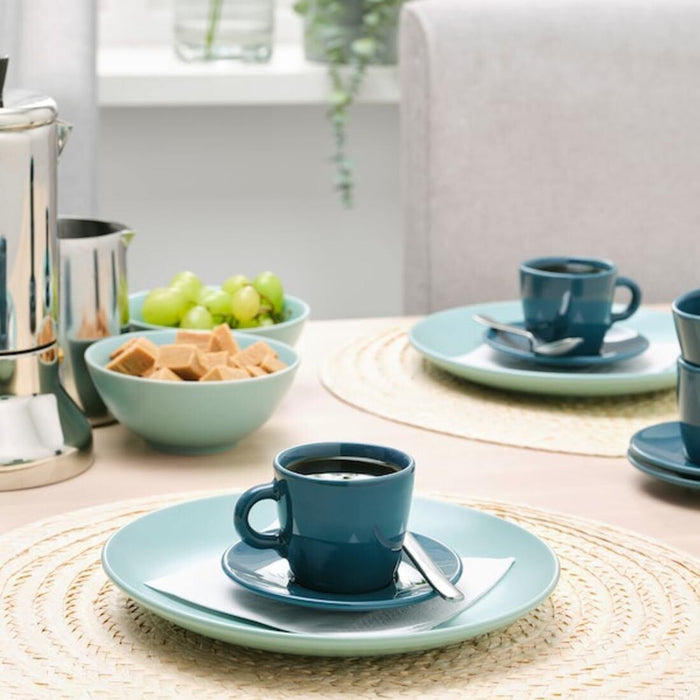 This cup and saucer set is both functional and stylish, adding a touch of sophistication to any table setting  80481825