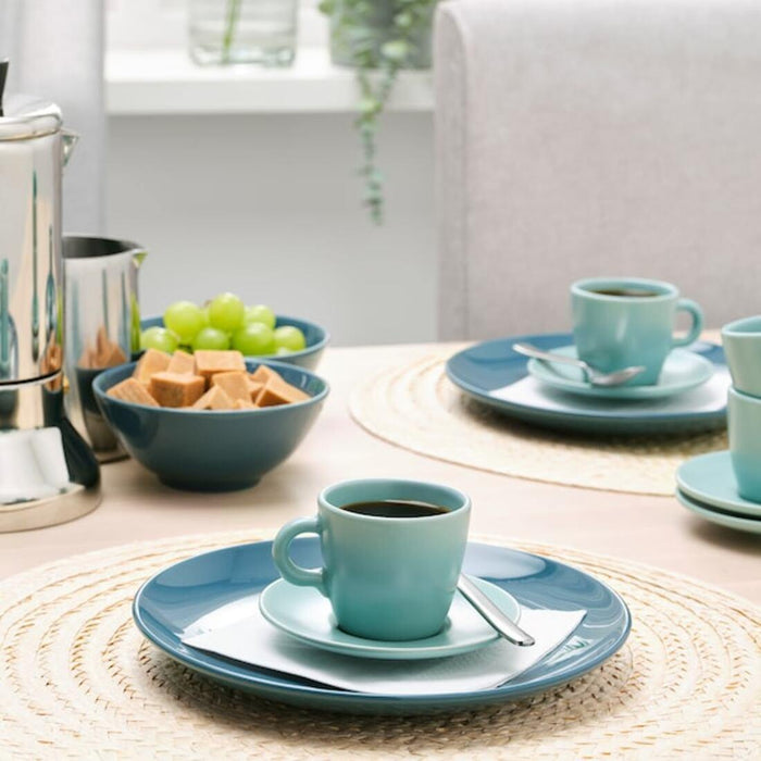 This cup and saucer set is both functional and stylish, adding a touch of sophistication to any table setting   60481826