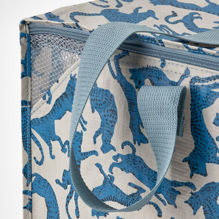 Digital Shoppy Storage bag, patterned cat/blue beige 30482035