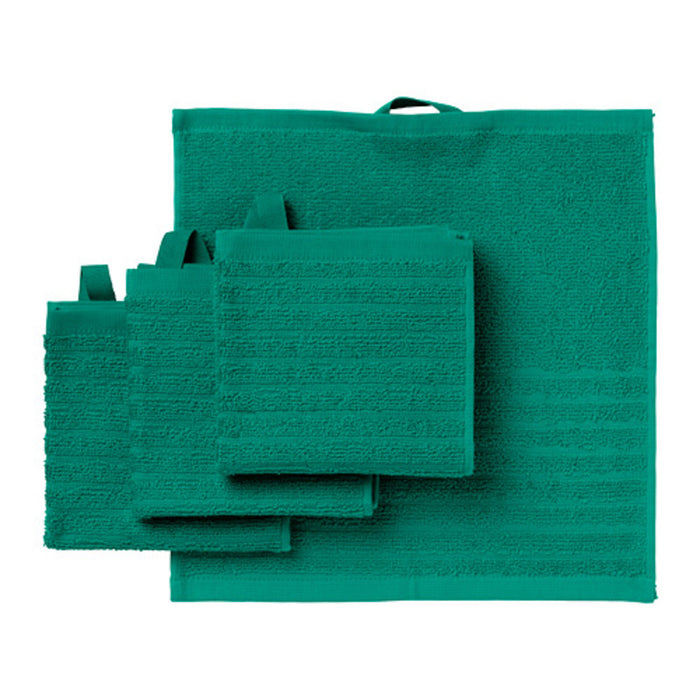 Digital Shoppy IKEA Cloth Napkins, Hand Towels, 30x30 cm (12x12 ) - 4 Pack (Dark Green)80439445  ,hand towel, face towel, bath towel, hand towel set, cotton hand towel