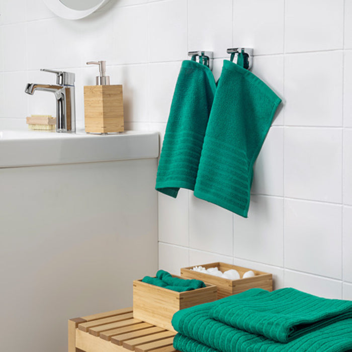 Digital Shoppy IKEA Cloth Napkins, Hand Towels, 30x30 cm (12x12 ) - 4 Pack (Dark Green)80439445,hand towel, face towel, bath towel, hand towel set, cotton hand towel
