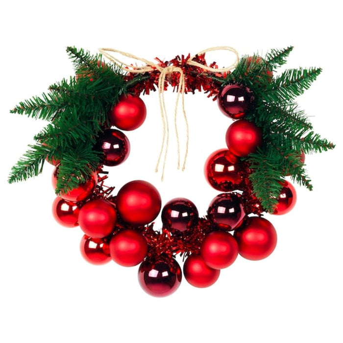 Digital Shoppy IKEA Decoration, Wreath, red, 35 cm. 00475871        