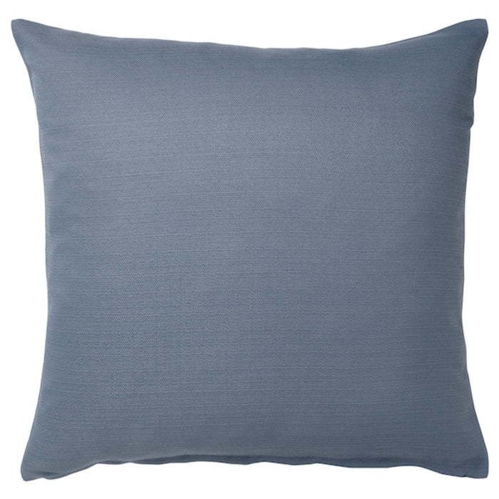 A simple yet elegant cushion cover in solid Gray-Blue, crafted from durable and easy-to-clean materiale-90492630