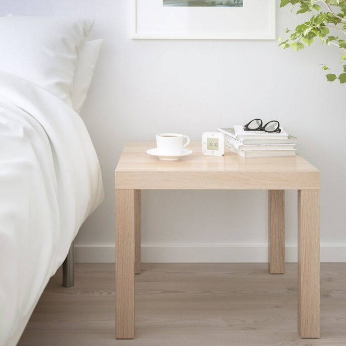 IKEA LACK side table in birch with a natural finish 70431534