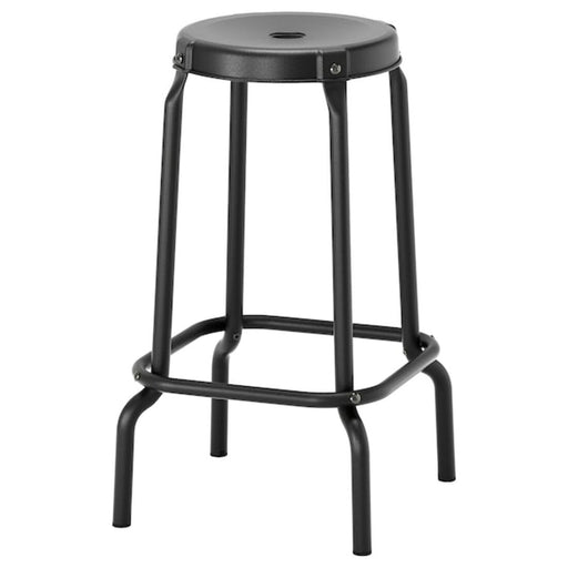 Digital Shoppy IKEA Bar stool, black, 63cm , A grey IKEA seat module with built-in storage. 10352247