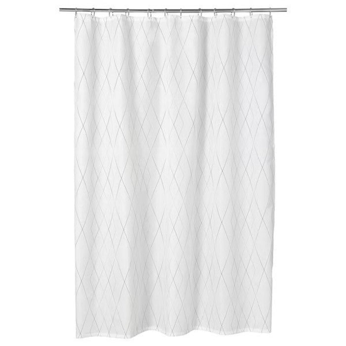 IKEA VÄNNEÅN/BASTSJÖN Shower curtain, 180x200 cm (71x79 ")