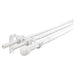 Digital Shoppy IKEA Triple curtain rod with brackets combination, white120-210 cm (47 1/4-82 5/8 ").  Whith Brackets, Curtain Rods India, Steel Curtain Rod Price. 29399594 