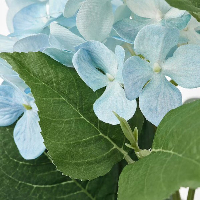 Digital Shoppy IKEA Eye-catching artificial Hydrangea plant in blue - perfect for creating stunning floral arrangements 30506499