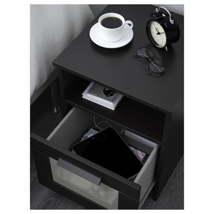 IKEA bedside table with a bookshelf for avid readers90354068