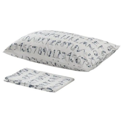 Cotton flat sheet and pillowcase from IKEA  40454782
