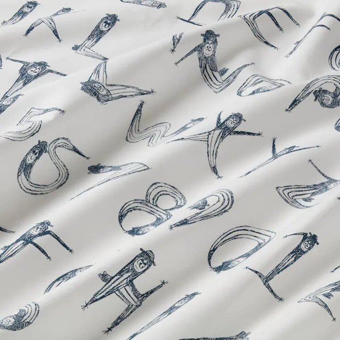 Close-up image of cotton flat sheet from IKEA 40454782