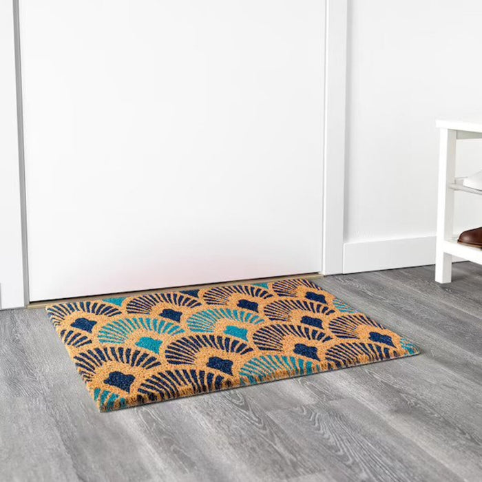 Digital Shoppy IKEA Door mat, floor mat,door mat online, door mat price natural/blue, 40x70 cm 40391624