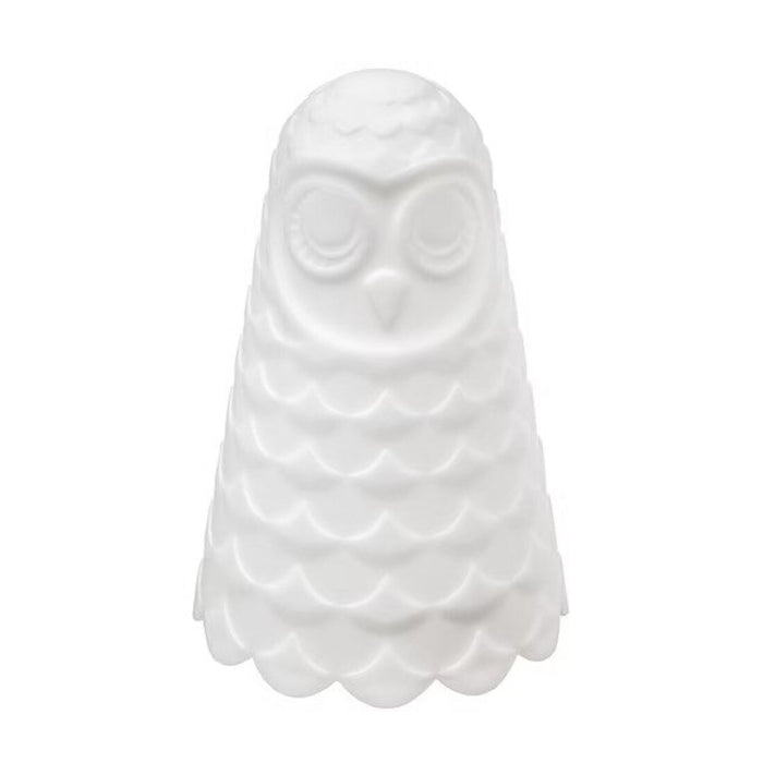 IKEA's White Owl LED Table Lamp, featuring a sleek white owl design and energy-efficient LED lights, perfect for adding a whimsical touch to any space 90457226