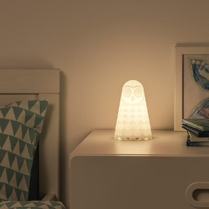 White Owl LED Table Lamp adds  unique touch to your room 90457226