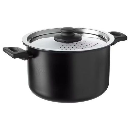 -steel pot with lid-rice cooking pot with strainer lid-pasta pot with strainer lid-Digital-shoppy -40462211