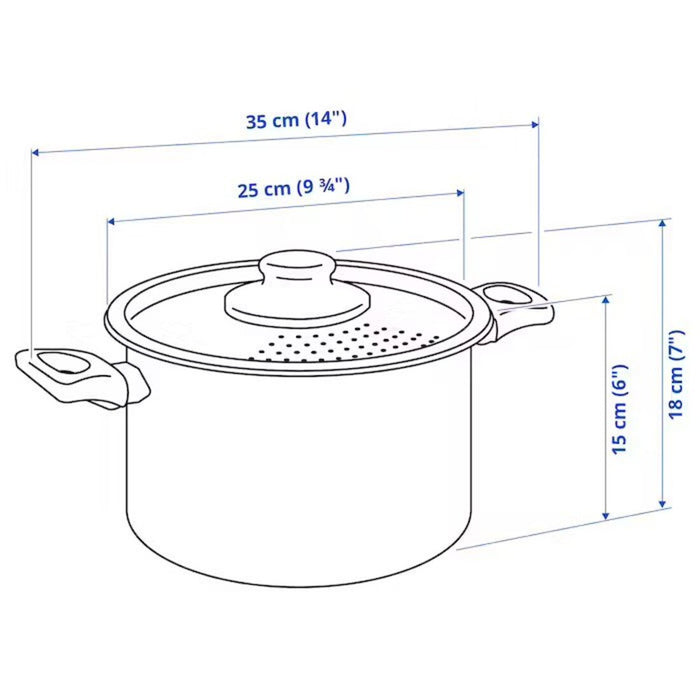 -steel pot with lid-rice cooking pot with strainer lid-pasta pot with strainer lid-Digital-shoppy -40462211