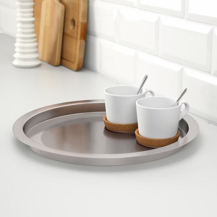 Digital Shoppy IKEA Tray, stainless steel, 38 cm (15 ")-tray for kitchen-serving tray-decorative trays online-digital-shoppy-90174227