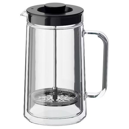 Digital Shoppy IKEA Coffee/tea maker, double-walled/clear glass, 0.9 l (30 oz)-maker machine for home-tea making machine with milk-digital-shoppy-50358978