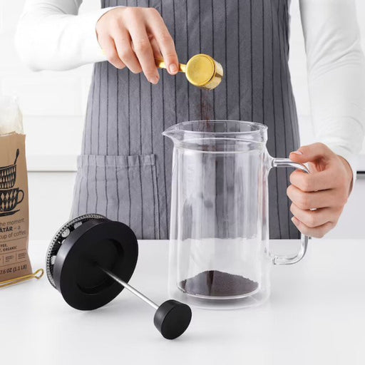 Digital Shoppy IKEA Coffee/tea maker, double-walled/clear glass, 0.9 l (30 oz)-maker machine for home-tea making machine with milk-digital-shoppy-50358978