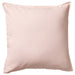 A simple yet elegant cushion cover in solid light pink, crafted from durable and easy-to-clean materi-00343630