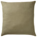 A simple yet elegant cushion cover in  light grey-green, crafted from durable and easy-to-clean material-50511579