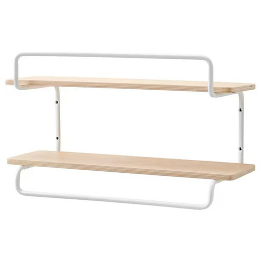 Digital Shoppy IKEA Wall shelf for trophies, white/birch, 50x30 cm (19 5/8x11 3/4 ")-ikea-india-wall-storage-ikea-wall-organizer-kitchen-bedroom-cabinet-office-racks-digital-shoppy-00504232