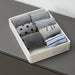 Digital Shoppy IKEA Organiser, white, 26x20x6 cm (10 ¼x7 ¾x2 ¼ ")-ikea-storage-box-online-india-storage-box-for-multipurpose-storage-box-for-kitchen-storage-box-for-clothes-box-with-compartments-digital-shoppy-60507402