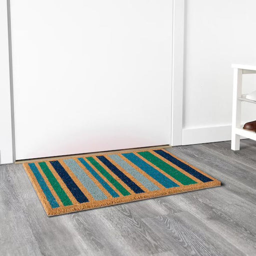 Digital Shoppy IKEA Door mat, stripe/multicolour, 40x70 cm (1 ' 4 "x2 ' 4 ")-online-price-design-indoor-coir-rug-anti-slip-mat-for-bathroom-floor-india-for-home-for-out-door-stylish-andentrance-door-mat-digital-shoppy-90391626
