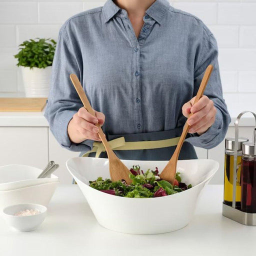 Digital Shoppy IKEA 2-piece salad servers set, bamboo 20481244 online price set wooden serving spoon