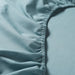 A closeup image of ikea fitted sheet of Extra soft and durable quality since the bedlinen is densely woven from fine yarn 70501659 