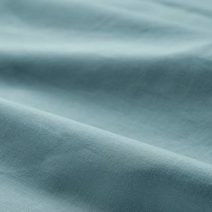 A closeup image of ikea fitted sheet of Extra soft and durable quality since the bedlinen is densely woven from fine yarn  70501659 