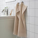 A classic Light grey/beige hand towel with a simple and elegant border design, perfect for any bathroom 60508326 