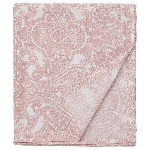 Digital Shoppy IKEA  sheet, White/Pink, 240x260 (King) 70410305 online price cotton for bedroom bed mattress