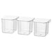  IKEA Container with lid (Pack of 3 )price online storage boxes storage organise digital shoppy storage online box kitchen with lid 60346923 40335911