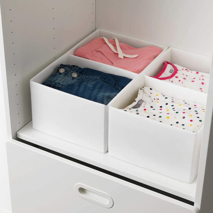 A collapsible box with compartments featuring a lightweight and compact design that makes it perfect for organizing clothes 60418081