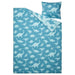 Digital Shoppy IKEA Duvet cover and pillowcase, dinosaur/blue150x200/50x80 cm  80464128 soft chemicals harm online price