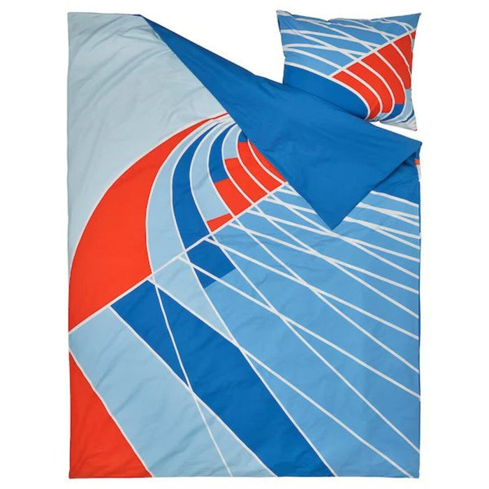 Stylish duvet cover and pillowcase from IKEA 80491377