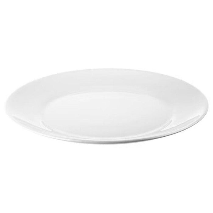 IKEA OFTAST Dinnerware Plates and Bowls,(White, 25 cm)| Digital