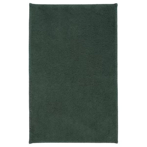 Green bath mat from IKEA with plush texture and anti-slip backing for added safety and comfort 60507992