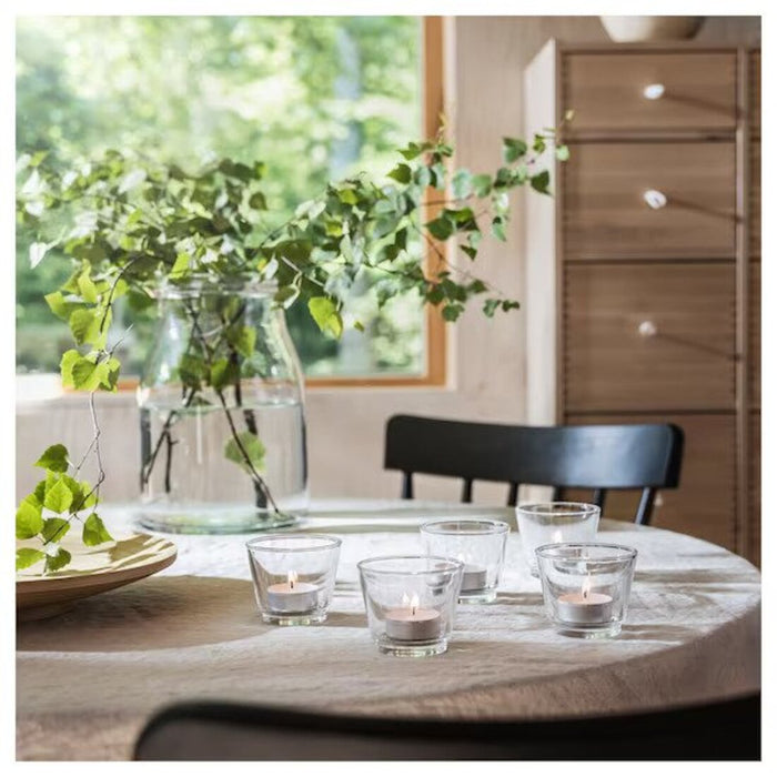 IKEA Scented tealight, Scandinavian Woods/white, 3.5 Hr price online holder decoration home set digital-shoppy20502171
