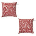 A photo of an Ikea cushion cover red/dot pattern is easy to keep clean and fresh, as you can take it off and machine-wash it.-40509874
