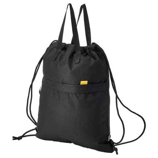Digital Shoppy IKEA Gym bag, black, 38x49 cm/15 l (15x19 ¼ "/4 gallon), online, price, backpack, bag,  90487921