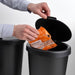 Digital Shoppy  IKEA  Bin with lid 8l black. wastebin dustbin home online low price 80520501 digital shoppy 