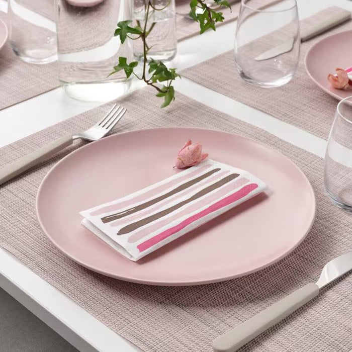 Digital Shoppy IKEA Paper napkin, pink, 33x33 cm ,online, price, decorative napkins, (pack of 30) 60474388