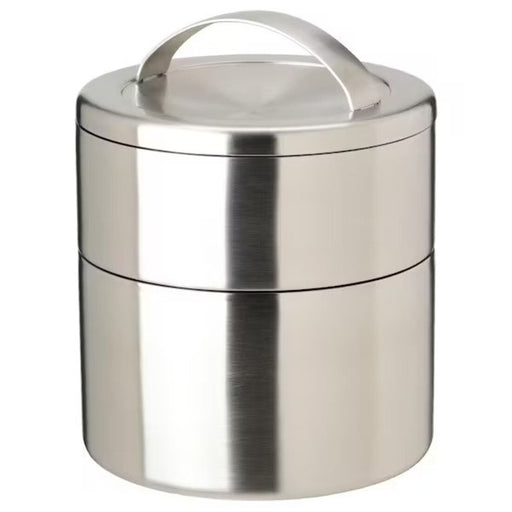 A two-tier insulated tiffin box from IKEA, perfect for keeping your food fresh and warm 30446801                              