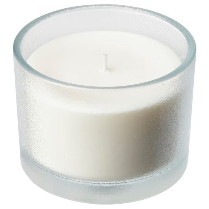 IKEA Scented Candle in Glass: A beautiful and fragrant candle that adds a touch of elegance to your home decor.