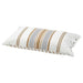 A white-brown cotton pillowcase from IKEA, soft and comfortable fabric with a simple rainbow design 50526439