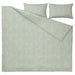 Digital Shoppy IKEA Duvet cover and 2 pillowcases, green/dotted, 240x220/50x80 cm (94x87/20x32 ")  cotton moisture comfort temparature digital shoppy 90522463