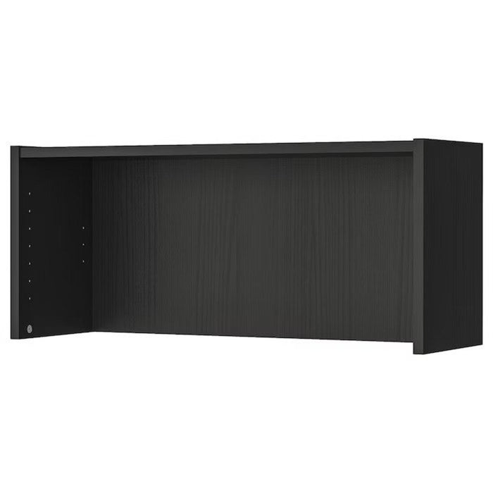 A compact height extension unit with a bright black finish from IKEA. 20404279-60351537-30351586