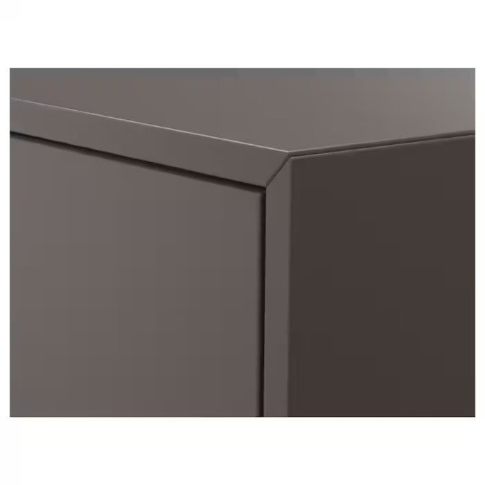 The bottom drawer of the dark grey IKEA cabinet, fully extended to showcase its spacious interior 70428918
